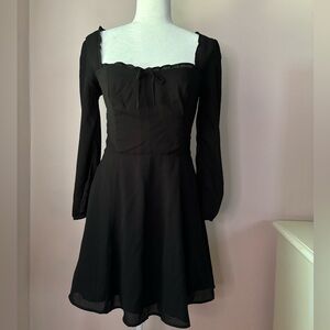Abercrombie & Fitch Portrait Neck Mini Dress